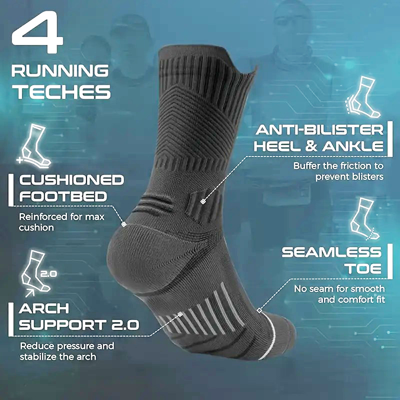 1/5 пар мужских спортивных нос – обзор и цена Athletic Sock Cushion