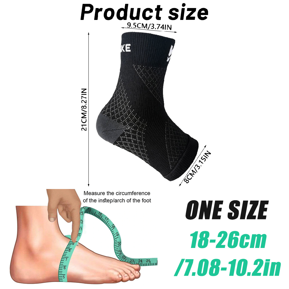 1 пара легких дышащих компресс – обзор и цена Ankle Brace Sock
